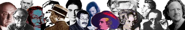 Collage mit deutschen Autoren