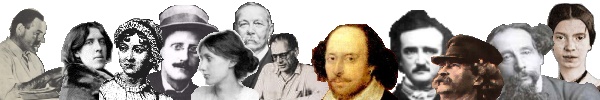 Collage mit englischen Autoren